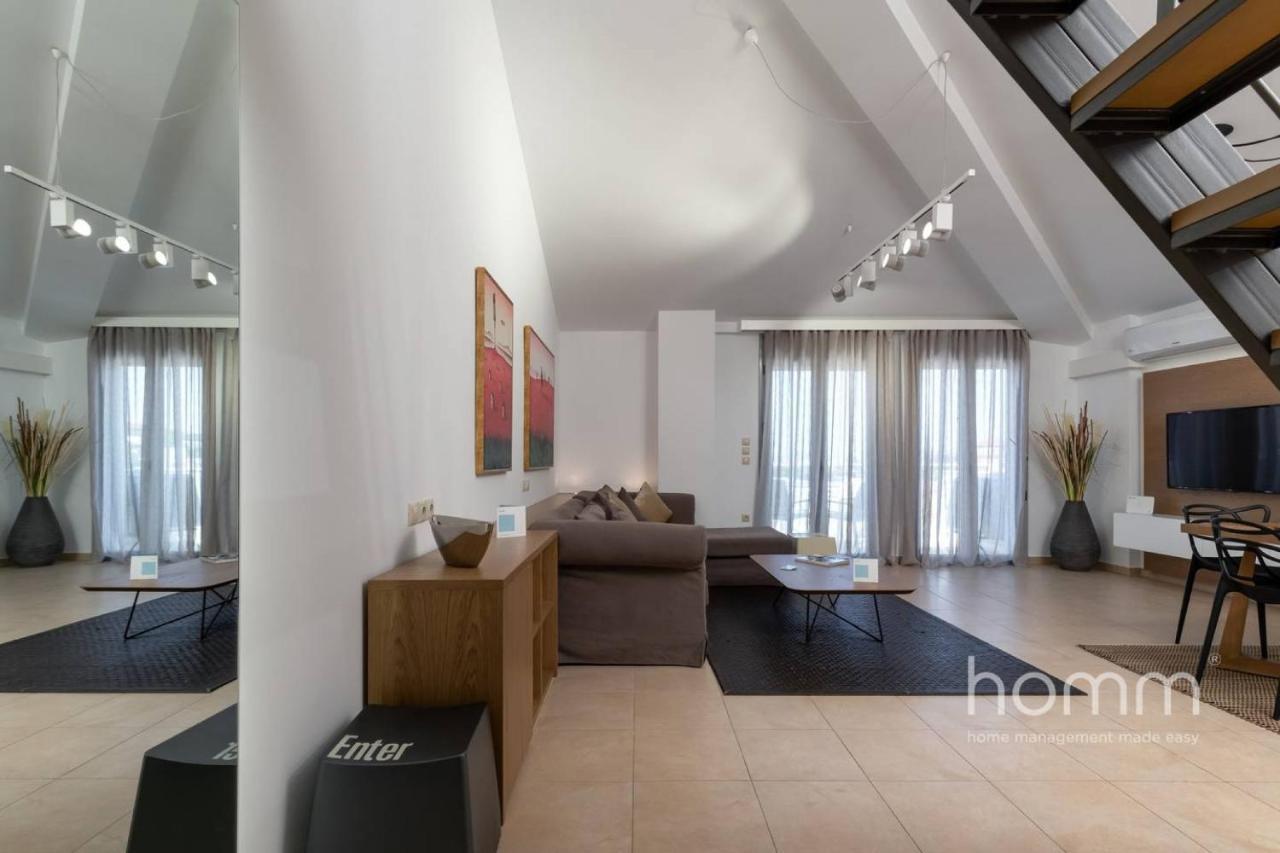 137Sqm Homm Apartment With Acropolis View 7Ppl アテネ エクステリア 写真